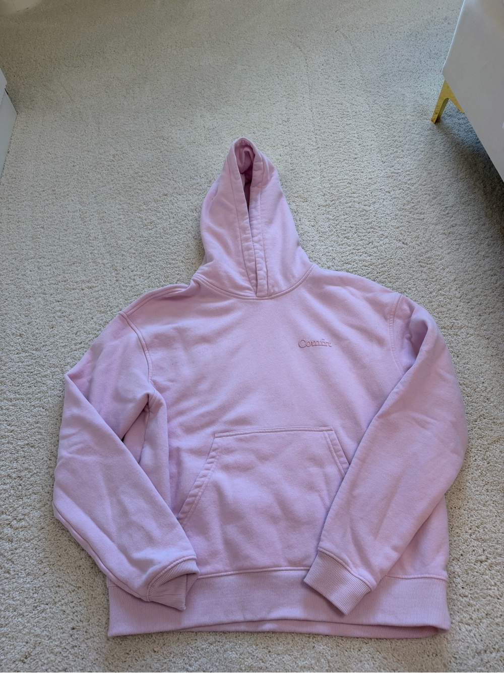 Comfrt Pink Women's Hoodie Sweatshirt XS